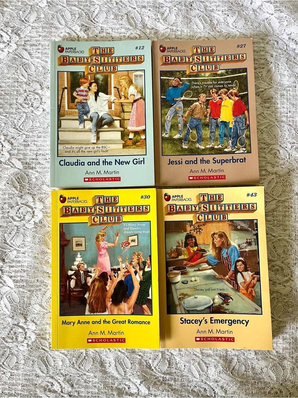 Set of Four BabySitters Club Books Apple Paperbacks